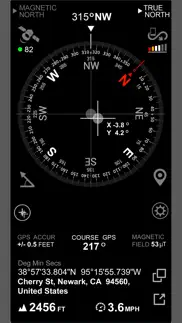 digital compass gps u15 iPhone Captures Décran 1