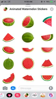 animated watermelon stickers iphone images 2