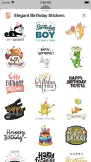 elegant birthday stickers iphone images 3
