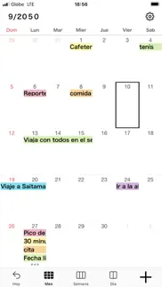 n calendario - agenda sencilla iphone capturas de pantalla 4