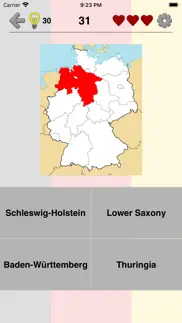 german states - geography quiz iphone resimleri 1