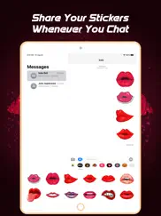 sexy kiss lips stickers ipad images 3