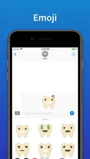 tooth emojis stickers for text iphone resimleri 2