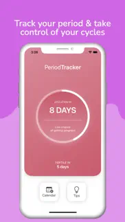 period tracker, cycle tracking iphone images 1