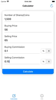 stock calculator, profit calc iphone images 1