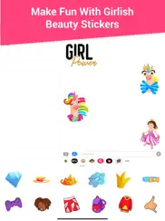 girlish beauty stickers ipad images 3