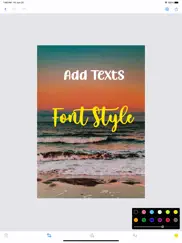 addtext, add texts to photos ipad images 1