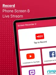 screen recorder z - livestream iPad Captures Décran 1