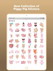 adorable piggy pig stickers ipad images 2