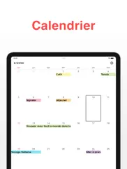 n calendrier - planning iPad Captures Décran 1
