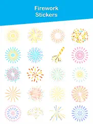 fireworks stickers pack ipad images 1