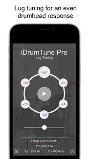 drum tuner - idrumtune pro iphone bildschirmfoto 2