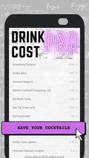 drink cost pro iphone capturas de pantalla 3