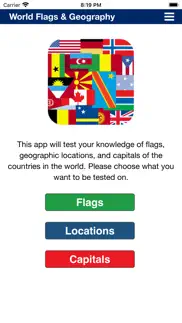 world flags and geography iphone capturas de pantalla 1