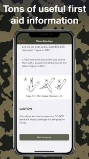 army first aid manual iphone images 2