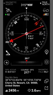 digital compass gps u15 iPhone Captures Décran 3