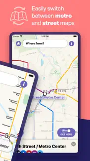 la metro interactive map iphone bildschirmfoto 2