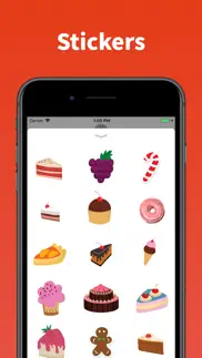 cakes and donut stickers emoji iphone resimleri 1