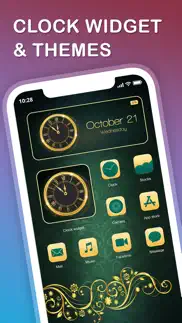 clock widget - custom themes iphone images 2