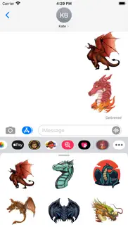 dragon beast stickers iphone images 1