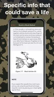 army first aid manual iphone images 3