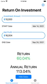 cash on calc - investment calc iphone images 3