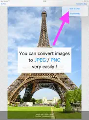 jpeg,png image file converter iPad Captures Décran 1