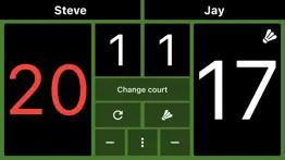 simple badminton scoreboard iphone images 1