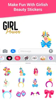 girlish beauty stickers iphone images 3