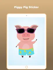adorable piggy pig stickers ipad images 1