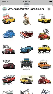 american vintage car stickers iphone images 3