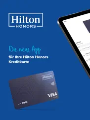 hilton honors credit card app ipad bildschirmfoto 1