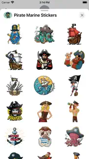 pirate marine stickers iphone images 2