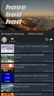 english v3 - irregular verbs iPhone Captures Décran 3