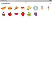 food stickers for imessage ipad images 1