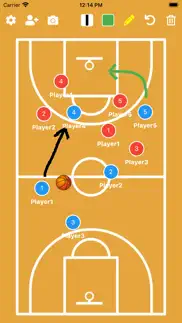 simple basketball tactic board iphone images 2
