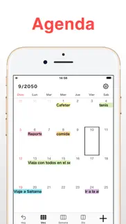 n calendario - agenda sencilla iphone capturas de pantalla 1
