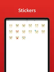 tooth emojis stickers for text ipad resimleri 1