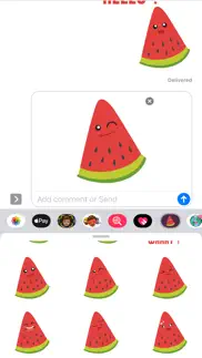 watermelon slices pop stickers iphone images 2