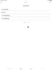 exercice de mots allemands iPad Captures Décran 3