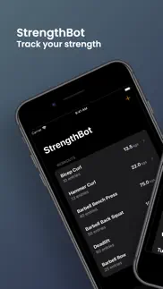 strengthbot - workout tracker iphone resimleri 1