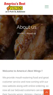 americas best wings iPhone Captures Décran 1