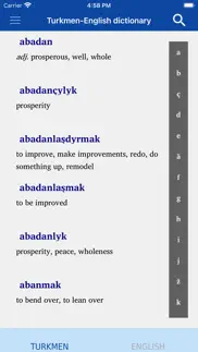turkmen-english dictionary iphone images 1