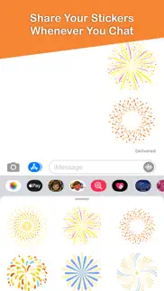 fireworks stickers pack iphone images 3