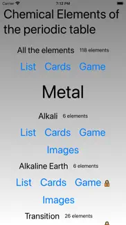 chemical elements - table iphone images 1