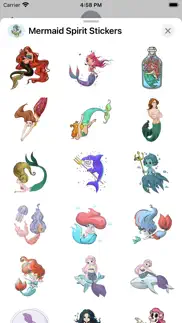 mermaid spirit stickers iphone images 3