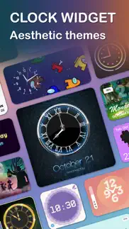 clock widget - custom themes iphone images 1