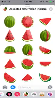 animated watermelon stickers iphone images 1