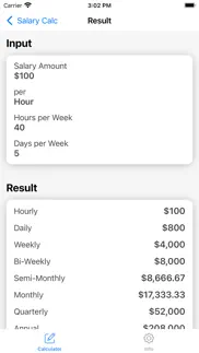 salary calculator - pay calc iphone images 2