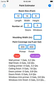 room paint estimator iphone images 3